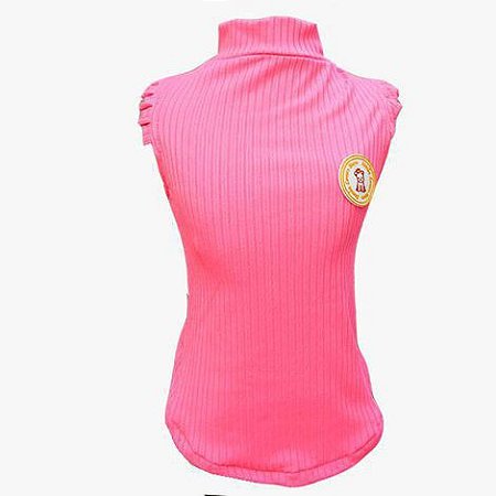 REGATA CANELADA ROSA NEON