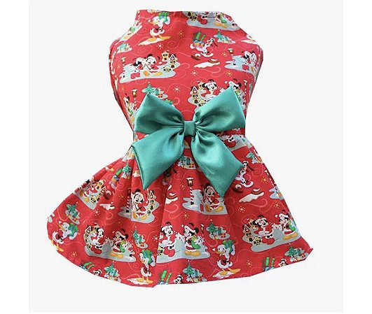 Vestido Natal Minnie Vermelho