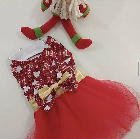 VESTIDO NATAL TULE