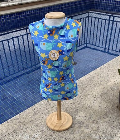CAMISA UV SEM MANGA PEIXE