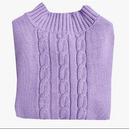 Blusa Tricô Adulto Lilás