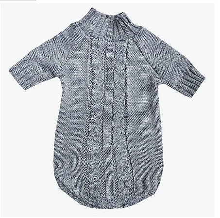 Blusa Tricô Pet cinza