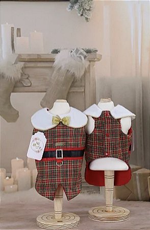Camisa Noel Xadrez