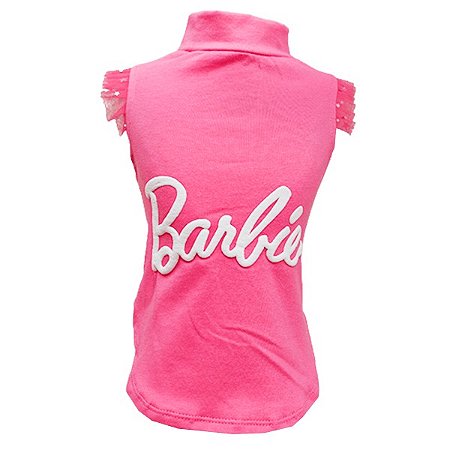 Regata Pink Barbie Brilha no Escuro