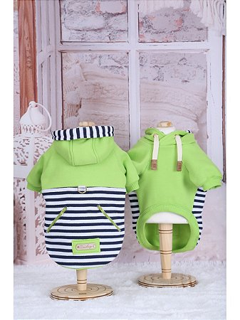 MOLETOM VERDE/ZIPPER