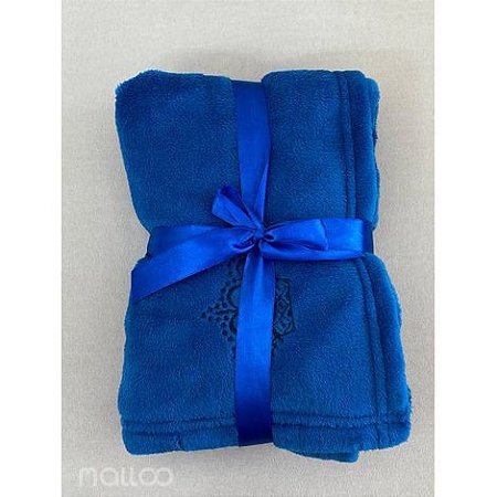 Cobertor Microfibra Azul Royal