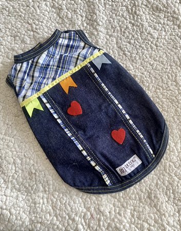 Camisa jeans junina