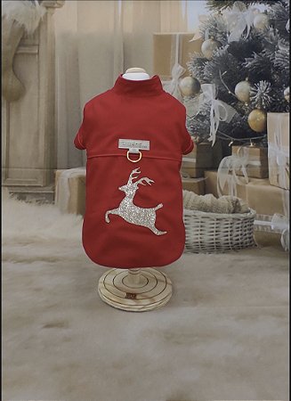 CAMISA NOITE FELIZ VERMELHA