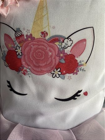 vestido unicórnio babado