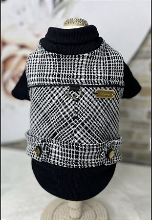JAQUETA DELICATE PRETA/BLUSA PRETA