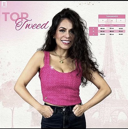 Top Tweed Malloo Pink