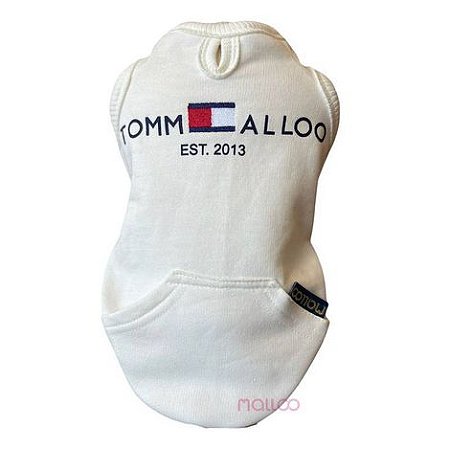 MOLETOM TOMMY PET OFF WHITE