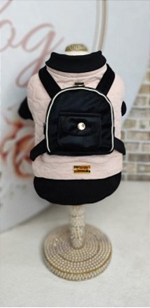 Colete Delicate salmão mochila