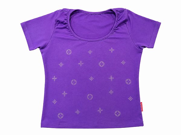 BLUSA MINI LOGOS ADULTO SORVETE DE UVA