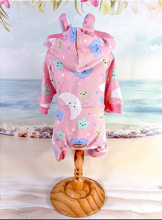PIJAMINHA LUA E ESTRELA ROSA