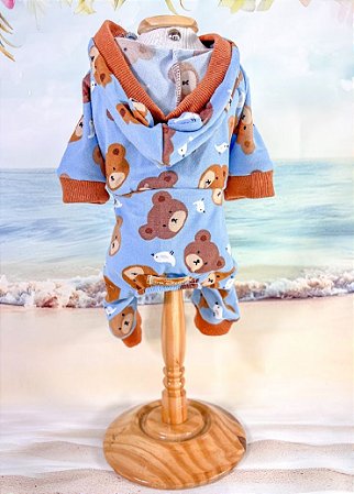 PIJAMA URSOLÂNDIA AZUL