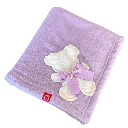 COBERTOR FLEECE LILÁS