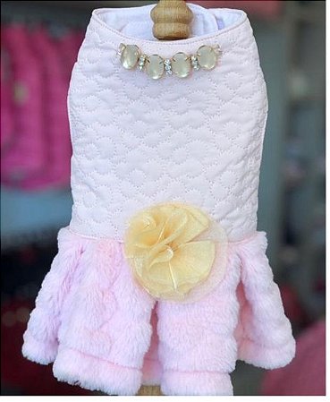 Vestido luxo rosa
