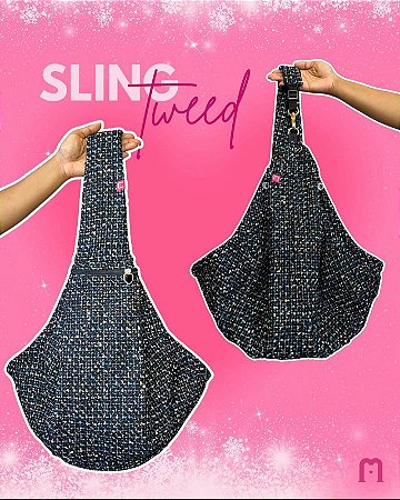 bolsa transporte sling preto