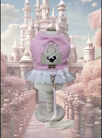 PEITORAL ROSA CASTELO