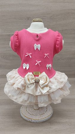 VESTIDO CORAL OFF BUBBLE Pré venda