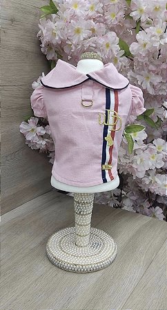 BLUSA LINHO ROSA