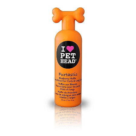 Furtastic - Condicionador Para Pelos Longos e/ou Crespos Pet Head 475ml