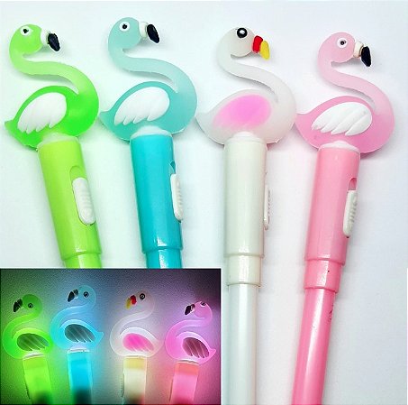 Caneta com Led - Cisne