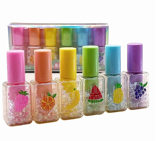 Kit Marca Texto - Esmalte 6 Cores frutas