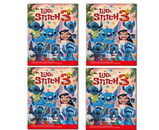 Pacote Surpresa com 1 personagem + 3 cartas - Stitch