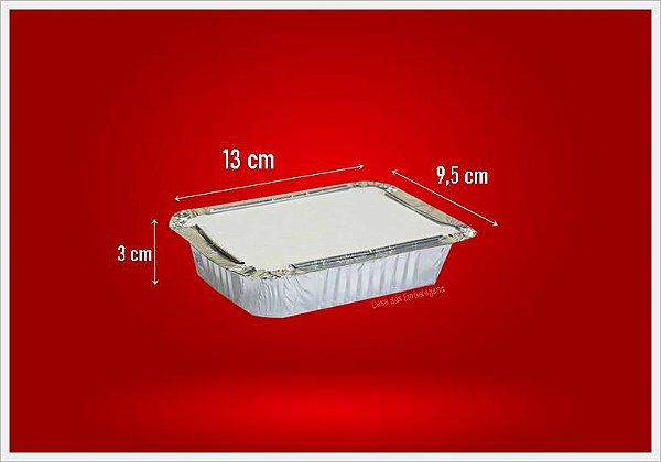 Bandeja Aluminio T090 240g 200un Termica T090