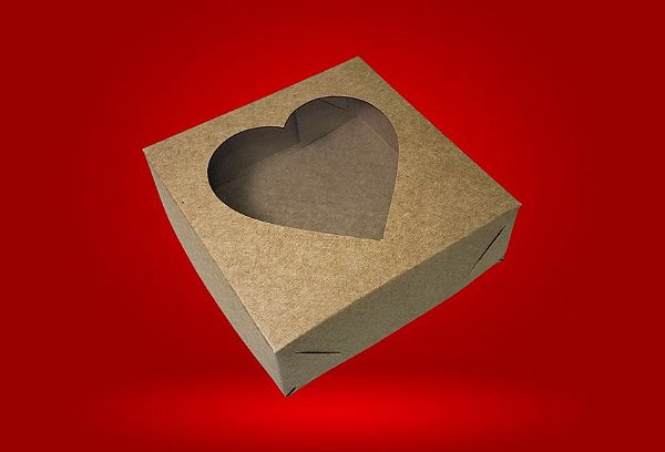 Caixa Visor Coração