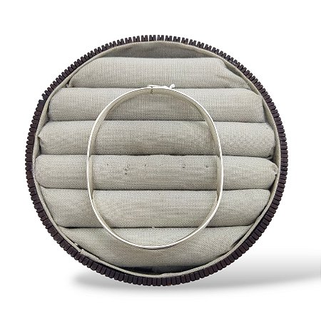 BRACELETE PRATA LISO OVAL