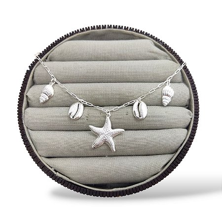 PULSEIRA PRATA EST DO MAR ,CONCHA,BUZIOS