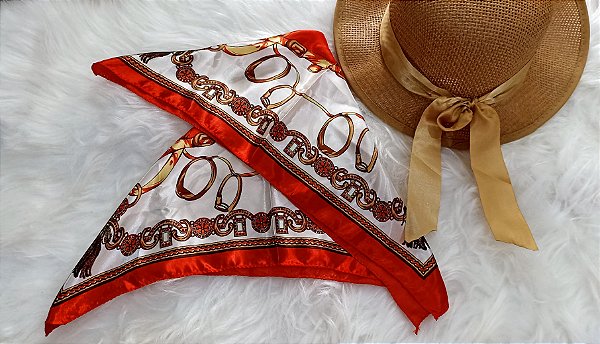 Lenço Feminino Estampas Luxo