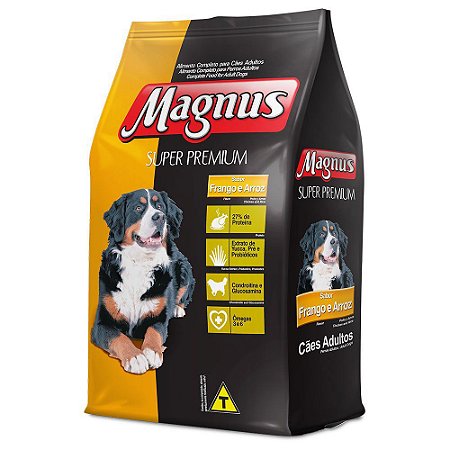 Ração Magnus Super Premium para Cães Adultos  Frango 15,kg
