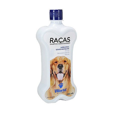 Shampoo World para Golden Retriever e Labrador 500ml