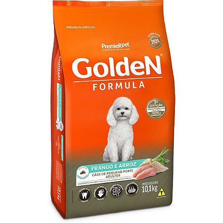 Ração Golden para Cães Adultos Raças Pequenas Frango e Arroz