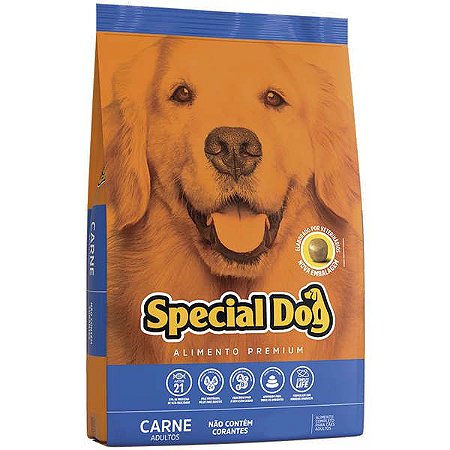 Ração Special Dog Carne  para Cães Adultos