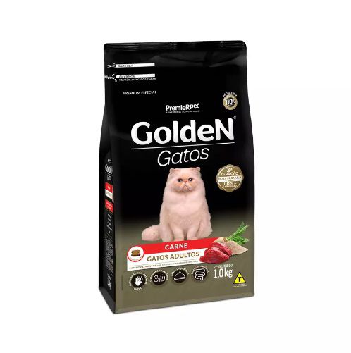 Ração Golden  Gatos Adultos Sabor Carne