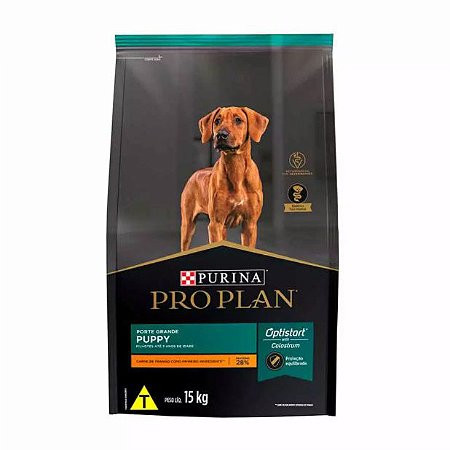 Ração Nestlé Purina ProPlan para Cães Filhotes de Raças Grandes Sabor Frango 15kg