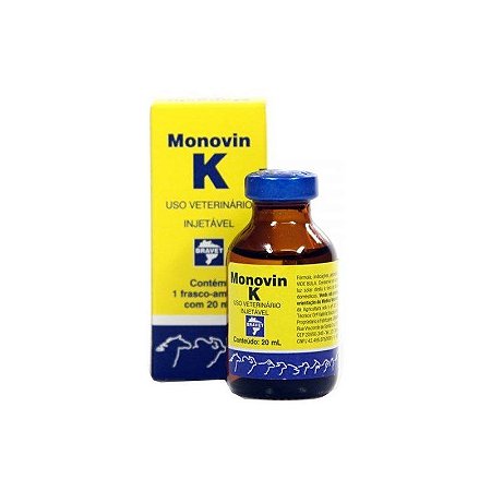 Monovin K 20 Ml - Bravet - Vitamina K Injetavel