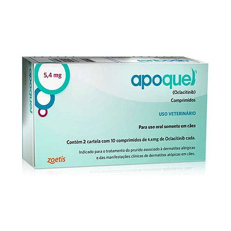 Apoquel Dermatológico Zoetis para Cachorro 5,4mg