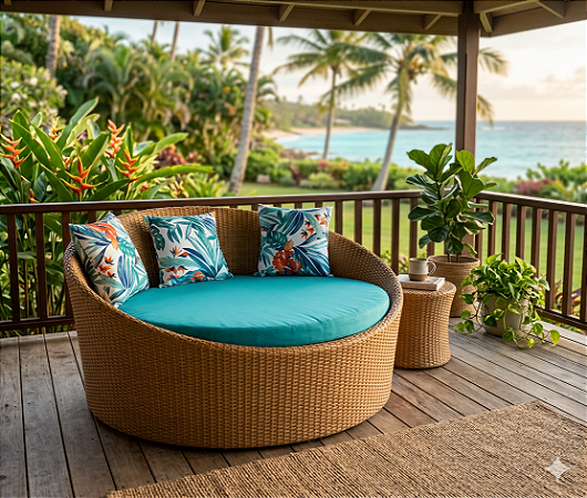 Chaise Lounge Redonda Dolce Riviera