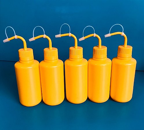 Pisseta Colorida Amarela PE 500 ml – Nalgon