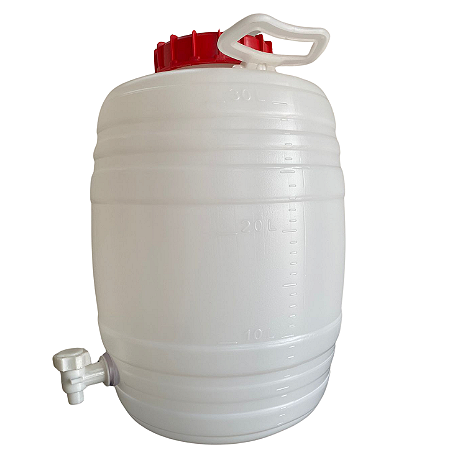 Barril Graduado PE 50 Litros P/ Produtos Químicos