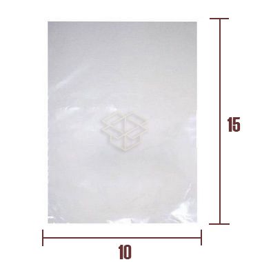 Saco Plástico de Polietileno - PEBD - 10X15