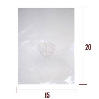 Saco Plástico de Polietileno - PEBD - 15X20