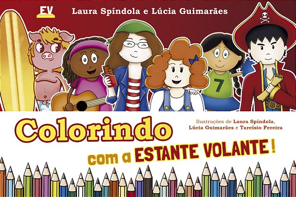 Livro de Colorir - Colorindo com a Estante Volante!
