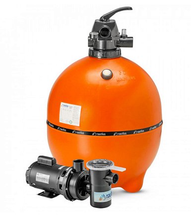 Filtro Para Piscina F 650p Com Moto Bomba 1 Cv Para Piscinas